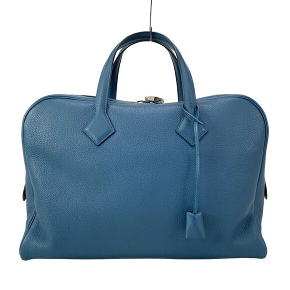 Auth HERMES Victoria 2 12H Colvert Taurillon Clemence T Business Bag - Picture 1 of 16